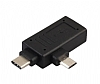 Eiroo Type-C ve Micro USB Siyah OTG Dntrc Adaptr - Resim: 2