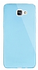 Dafoni Aircraft Samsung Galaxy A9 Ultra nce effaf Mavi Silikon Klf