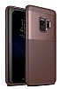 Dafoni Business Shield Samsung Galaxy S9 Kahverengi Silikon Klf