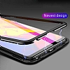 Dafoni Glass Guard Huawei Mate 20 Pro Metal Kenarl Cam Siyah Klf - Resim: 3