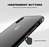 Dafoni Glass Guard iPhone XS Max Metal Kenarl Cam Silver Klf - Resim: 1