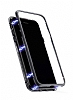 Dafoni Glass Guard Samsung Galaxy S8 Metal Kenarl Cam Siyah Klf