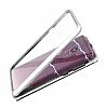 Dafoni Glass Guard Samsung Galaxy S9 Metal Kenarl Cam Silver Klf