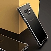 Dafoni Hummer Samsung Galaxy Note 9 Ultra Koruma Silikon Kenarl effaf Klf - Resim 5