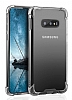 Dafoni Hummer Samsung Galaxy S10e Ultra Koruma Silikon Kenarl effaf Klf