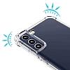 Dafoni Hummer Samsung Galaxy S22 Plus 5G Sper Koruma Kamera Korumal Silikon Kenarl effaf Klf - Resim: 2