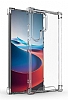 Dafoni Hummer Samsung Galaxy S24 Ultra Sper Koruma Silikon Kenarl effaf Klf