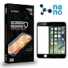 Dafoni iPhone 7 / 8 Full Mat Nano Premium Siyah Ekran Koruyucu