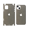 Dafoni iPhone 13 Silver Parlak Simli Telefon Kaplama - Resim: 1