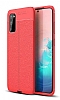 Dafoni Liquid Shield Premium Samsung Galaxy S20 Krmz Silikon Klf