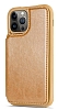 Dafoni Retro iPhone 13 Pro Czdanl Kahverengi Rubber Klf