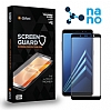 Dafoni Samsung Galaxy A8 Plus 2018 Full Nano Premium Siyah Ekran Koruyucu