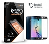 Dafoni Samsung Galaxy S6 Edge Curve Darbe Emici Siyah n+Arka Ekran Koruyucu Film