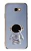 Eiroo Astronot Samsung Galaxy J4 Plus Standl Mavi Silikon Klf