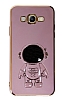Eiroo Astronot Samsung Galaxy J7-J7 Core Standl Mor Silikon Klf