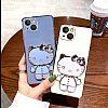 Eiroo Aynal Kitty Samsung Galaxy A12 Standl Yeil Silikon Klf - Resim 7