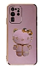 Eiroo Aynal Kitty Samsung Galaxy S20 Ultra Standl Mor Silikon Klf