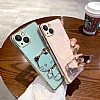 Eiroo Aynal Kitty Xiaomi Poco X3 Standl Mavi Silikon Klf - Resim 7