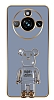 Eiroo Baby Bear Realme 11 Pro Standl Kamera Korumal Mavi Silikon Klf