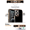 Eiroo Borderline iPhone XR Kamera Korumal Siyah Silikon Klf - Resim 4