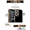Eiroo Borderline OnePlus 9 Pro Kamera Korumal Beyaz Silikon Klf - Resim 4