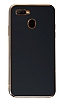 Eiroo Borderline Oppo A12 Kamera Korumal Siyah Silikon Klf