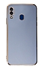 Eiroo Borderline Samsung Galaxy A20 / A30 Kamera Korumal Mavi Silikon Klf
