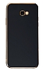 Eiroo Borderline Samsung Galaxy J4 Plus Kamera Korumal Siyah Silikon Klf