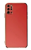 Eiroo Borderline Samsung Galaxy S20 Plus Kamera Korumal Krmz Silikon Klf