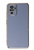 Eiroo Borderline Xiaomi Redmi Note 10S Kamera Korumal Mavi Silikon Klf
