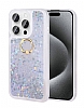 Eiroo Bright iPhone 15 Pro Max Sulu Simli Silver Silikon Klf