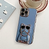 Eiroo Bulldog OnePlus 9 Standl Mavi Silikon Klf - Resim 6