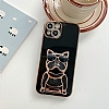 Eiroo Bulldog OnePlus 9 Standl Siyah Silikon Klf - Resim 6