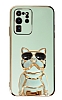 Eiroo Bulldog Samsung Galaxy S20 Ultra Standl Yeil Silikon Klf