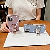 Eiroo Candy Bear OnePlus 9 Standl Beyaz Silikon Klf - Resim: 1