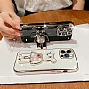 Eiroo Candy Bear OnePlus 9 Standl Beyaz Silikon Klf - Resim: 2