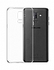 Eiroo Clear Hybrid Samsung Galaxy J8 Silikon Kenarl effaf Rubber Klf