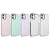 Eiroo Color Crystal iPhone 11 Beyaz Silikon Klf - Resim 1
