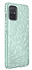 Eiroo Color Crystal Samsung Galaxy A51 Yeil Silikon Klf