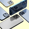 Eiroo Color Series iPhone 13 Pro Mavi Rubber Klf - Resim 1