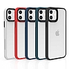 Eiroo Contrast iPhone 13 Pro Beyaz Silikon Klf - Resim: 1