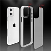 Eiroo Contrast iPhone 13 Pro Yeil Silikon Klf - Resim 8