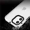 Eiroo Contrast iPhone 13 Pro Beyaz Silikon Klf - Resim: 9