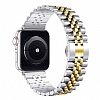 Eiroo Elegant Apple Watch Gold Metal Kordon 42 44 45 49 mm