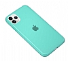 Eiroo Elegant iPhone 11 Pro Mavi Silikon Klf