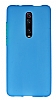 Eiroo Elegant Xiaomi Mi 9T Mavi Silikon Klf
