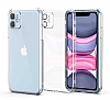 Eiroo Fizy iPhone 12 6.1 in Kamera Korumal effaf Silikon Klf - Resim: 1
