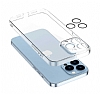 Eiroo Fizy iPhone 13 Pro Kamera Korumal effaf Silikon Klf - Resim 6