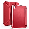 Eiroo Fold iPad mini 6 2021 Kalemlikli Standl Krmz Klf