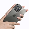 Eiroo Gbox iPhone 13 Kamera Korumal Yeil Mat Silikon Klf - Resim 1
